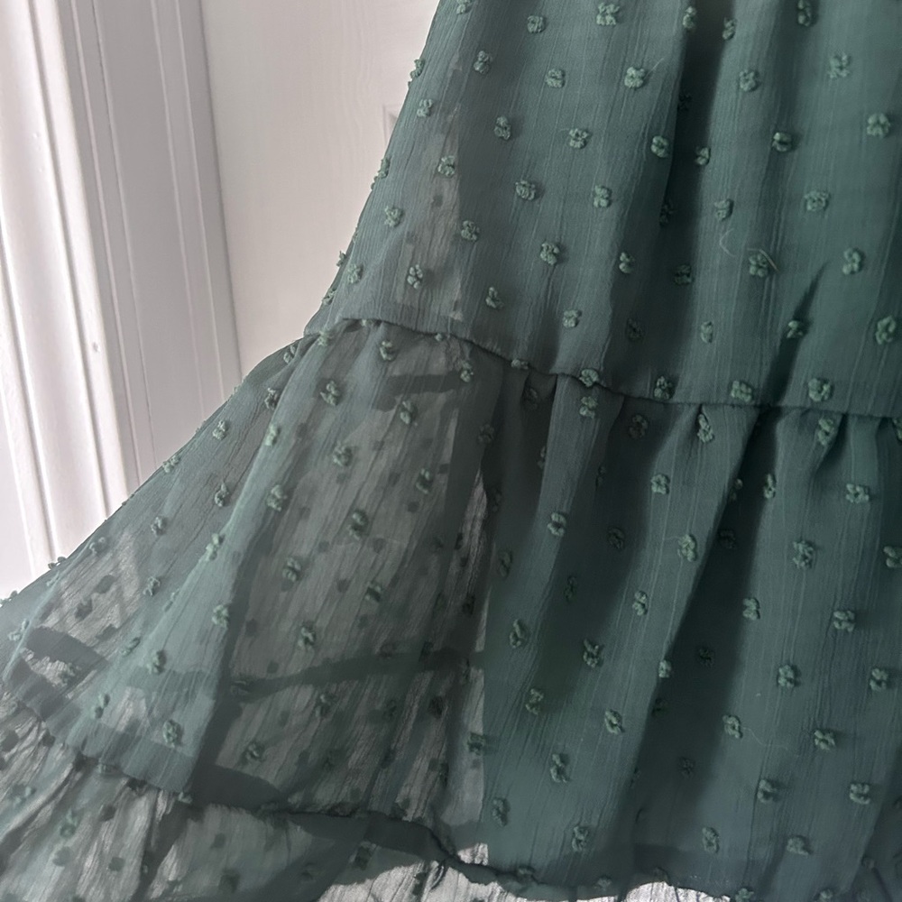 Swiss Dot Ruffle Top - Picture 3 of 5